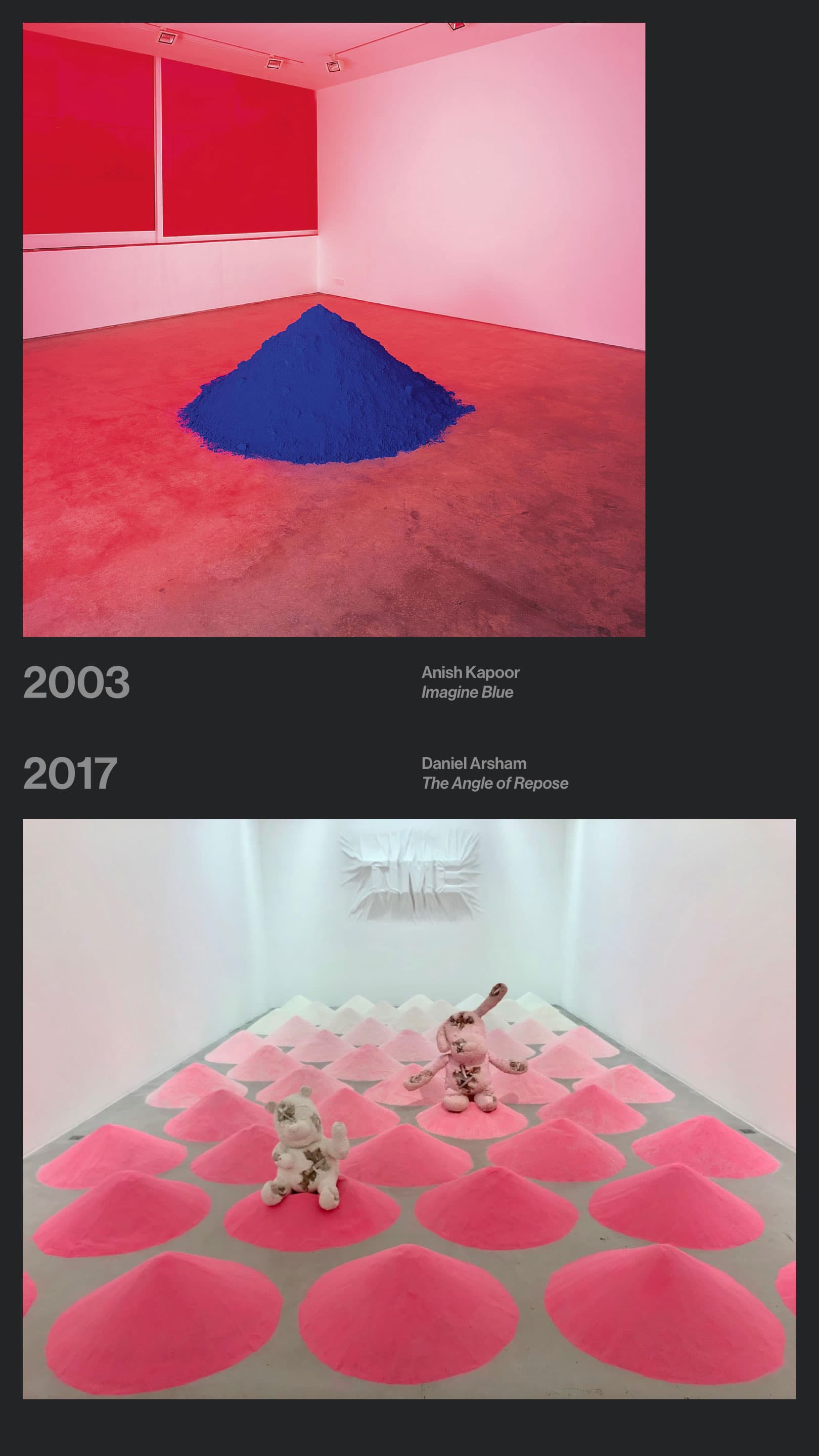 Anish Kapoor vs Daniel Arsham